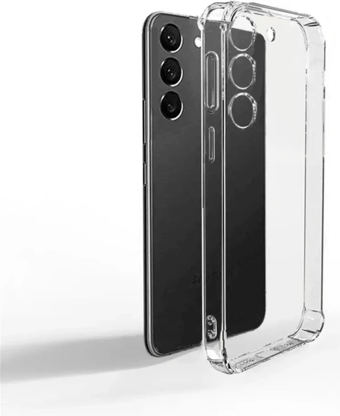 Galaxy S23 Kılıf Mnc 2mm Anti Shock Silikon-Renksiz ürün görseli 1
