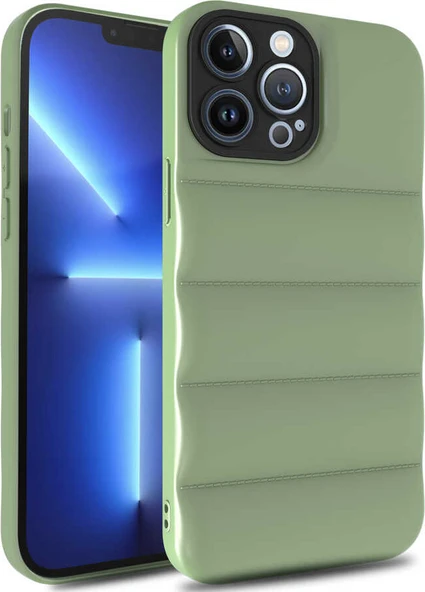 iPhone 12 Pro Kılıf Mnc Kasis Kapak-Açık Yeşil ürün görseli 1