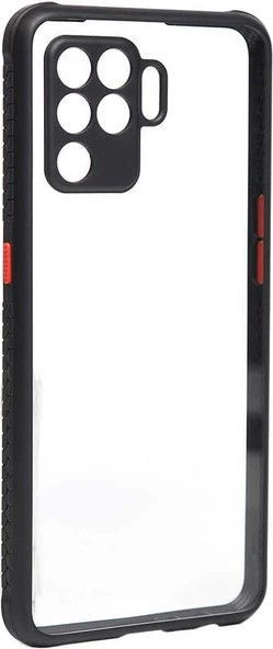 Oppo Reno 5 Lite Kılıf ​​mnc Kaff Kapak-Siyah ürün görseli 1