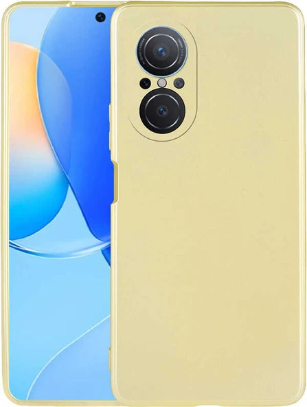 Huawei Nova 9 Se Kılıf Mnc Premier Silikon Kapak-Gold ürün görseli 1