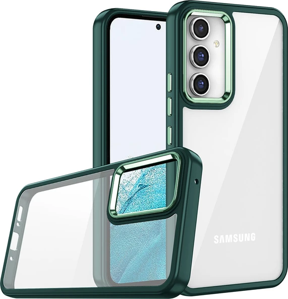 Galaxy A14 Kılıf Mnc Flora Kapak-Yeşil ürün görseli 1