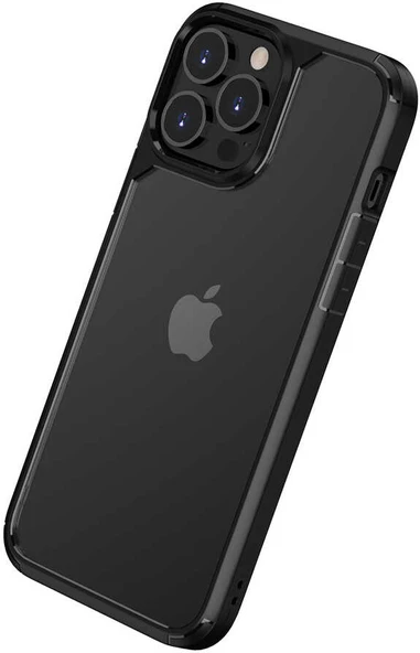 iPhone 13 Pro Kılıf Mnc Roll Kapak-Siyah - Resim 3