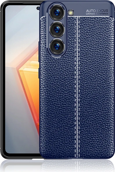 Galaxy S23 Kılıf Mnc Niss Silikon Kapak-Lacivert ürün görseli 1