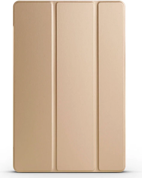 Galaxy Tab A9 Plus Uyumlu Mnc Smart Cover Standlı 1-1 Kılıf-Gold ürün görseli 1