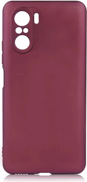 Xiaomi Redmi K40 Kılıf Mnc Premier Silikon Kapak-Mürdüm ürün görseli 1
