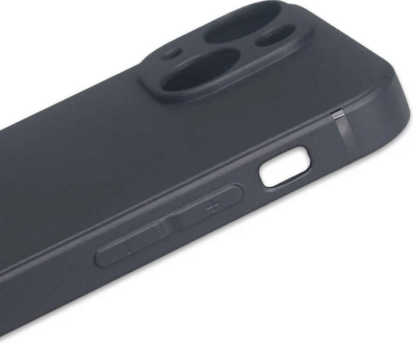 iPhone 13 Mini Kılıf Mnc Imax Silikon-Siyah - Resim 2