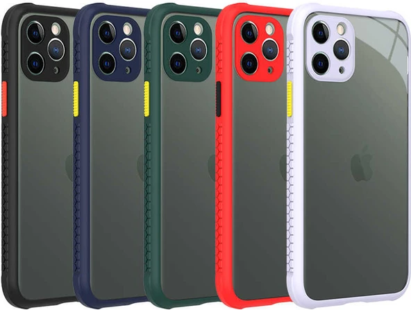 iPhone 11 Pro Kılıf ​​mnc Kaff Kapak-Mor - Resim 2