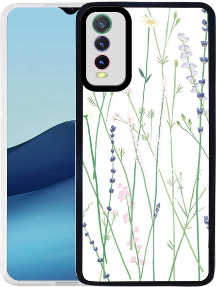 Vivo Y20 Kılıf Mnc M-Fit Desenli Kapak-Flower No4 ürün görseli 1