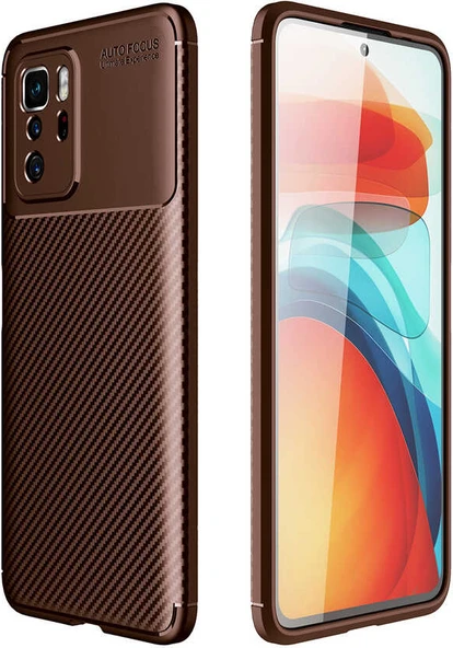 Xiaomi Poco X3 Gt Kılıf Mnc Negro Silikon Kapak-Kahverengi ürün görseli 1