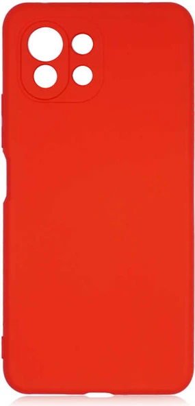 Xiaomi Mi 11 Lite Kılıf Mnc Mara Laaakan Kapak-Pembe Koyu ürün görseli 1