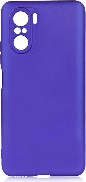 Xiaomi Redmi K40 Kılıf Mnc Premier Silikon Kapak-Saks Mavi ürün görseli 1
