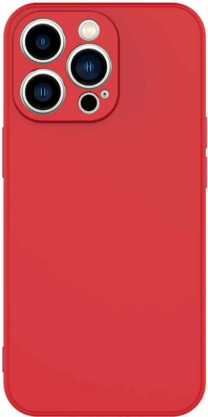 iPhone 13 Pro Max Kılıf Mnc Mara Laaakan Kapak-Kırmızı ürün görseli 1