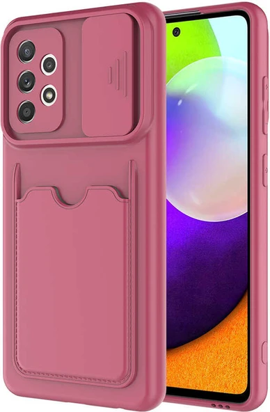 Galaxy A72 Kılıf ​mnc Kartix Kapak-Koyu Mor ürün görseli 1