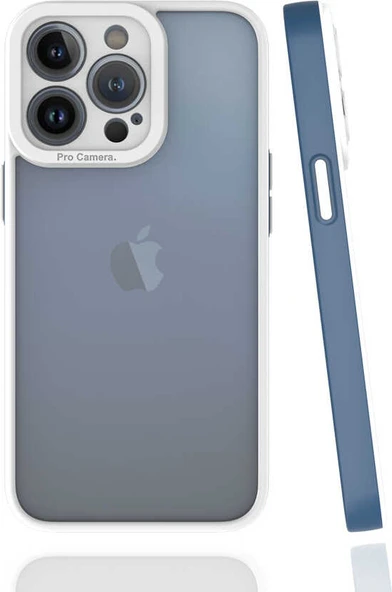 iPhone 13 Pro Kılıf Mnc Mima Kapak-Lacivert ürün görseli 1