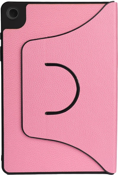 Galaxy Tab A9 Uyumlu Mnc Fest Dönebilen Standlı Kılıf-Pembe ürün görseli 1