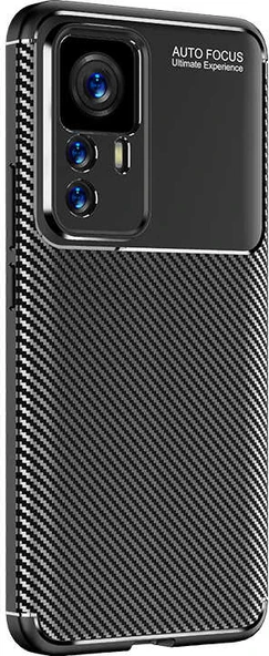 Xiaomi Mi 12T Pro Kılıf Mnc Negro Silikon Kapak-Siyah ürün görseli 1