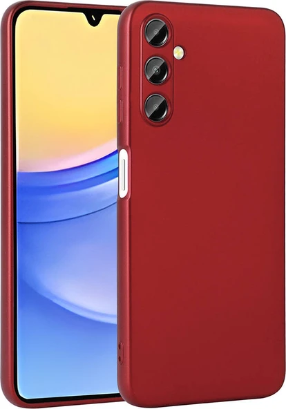 Galaxy A15 Kılıf Mnc Premier Silikon Kapak-Kırmızı ürün görseli 1
