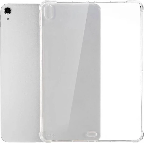 Apple iPad Air 11 2024 Kılıf Uyumlu Mnc Tablet Nitro Anti Shock Silikon Kapak-Şeffaf ürün görseli 1
