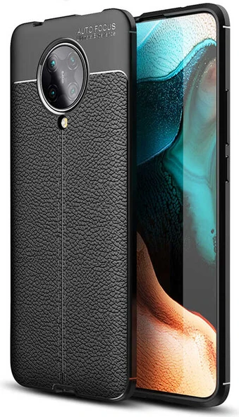 Xiaomi Redmi K30 Pro Kılıf Mnc Niss Silikon Kapak-Siyah ürün görseli 1