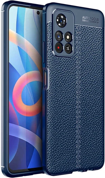 Xiaomi Redmi Note 11T 5g Kılıf Mnc Niss Silikon Kapak-Lacivert ürün görseli 1