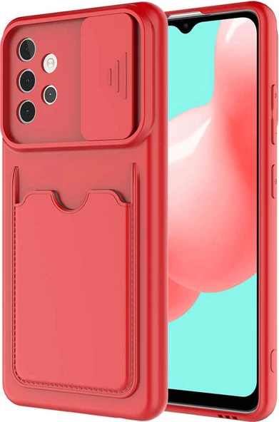 Galaxy A32 4g Kılıf ​mnc Kartix Kapak-Kırmızı ürün görseli 1
