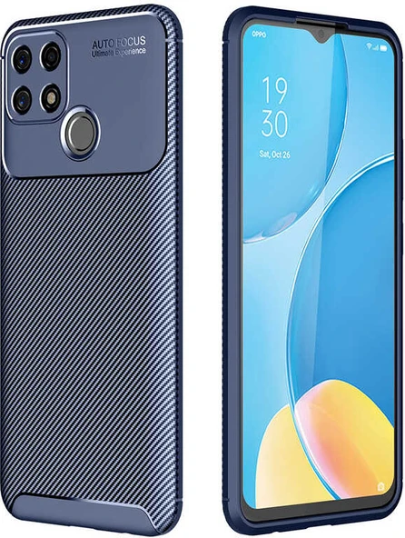 Oppo A15S Kılıf Mnc Negro Silikon Kapak-Lacivert ürün görseli 1