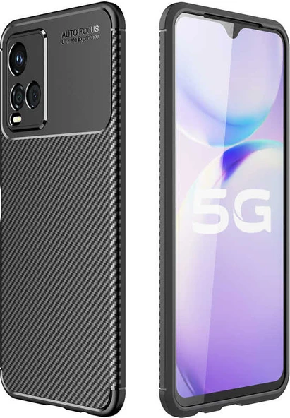 Vivo Y33S Kılıf Mnc Negro Silikon Kapak-Siyah ürün görseli 1