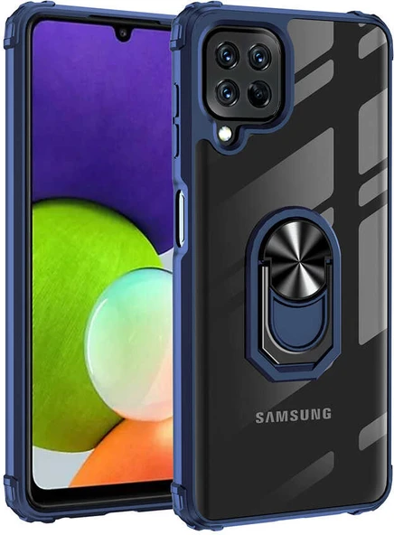 Galaxy M22 Kılıf Mnc Mola Kapak-Lacivert ürün görseli 1