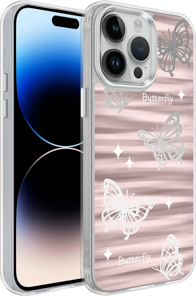 Apple iPhone 14 Pro Kılıf Airbagli Parlak Tasarımlı Mnc Mimbo Kapak-No5 ürün görseli 1