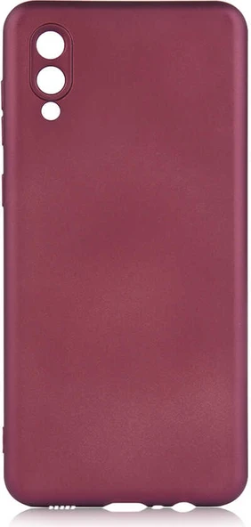 Galaxy A02 Kılıf Mnc Premier Silikon Kapak-Mürdüm ürün görseli 1
