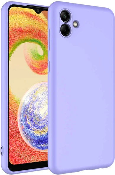 Galaxy A04 Kılıf Mnc Mara Laaakan Kapak-Lila ürün görseli 1