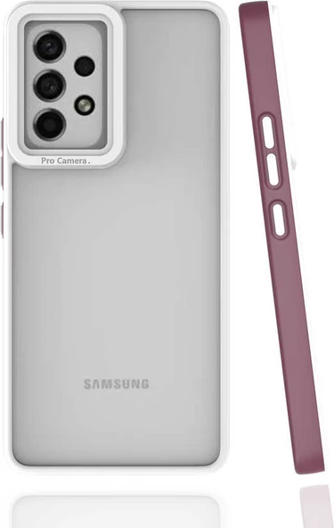 Galaxy A53 5g Kılıf Mnc Mima Kapak-Mürdüm ürün görseli 1