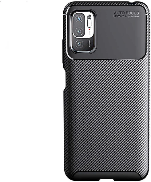 Xiaomi Redmi Note 10 5g Kılıf Mnc Negro Silikon Kapak-Siyah ürün görseli 1