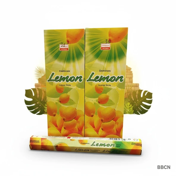 DARSHAN LİMON AROMALI ÇUBUK TÜTSÜ 1 PK  20 ADET ÇUBUK TÜTSÜ ürün görseli 1