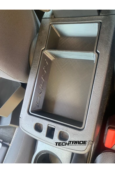 Fiat Egea Cross Uyumlu Kolçak Organizer 2 Bölmeli Cross Yazılı ürün görseli 1