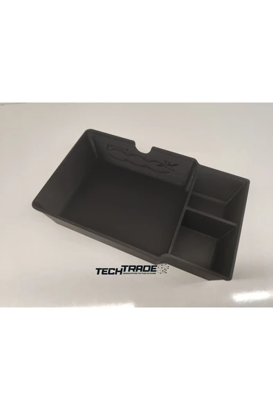 FIAT Egea 500x Kolçak Organizer 3 Bölmeli 500x Yazılı ürün görseli 1