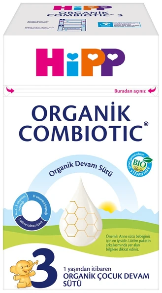 3 Organik Combiotic Bebek Sütü 800 Gr ürün görseli 1