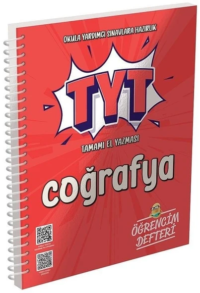 Murat YKS 2027 TYT Coğrafya Öğrencim Defteri Murat Yayınları ürün görseli 1