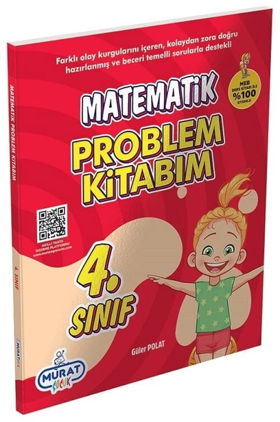 Murat 4. Sınıf Matematik Problem Kitabım Murat Yayınları ürün görseli 1