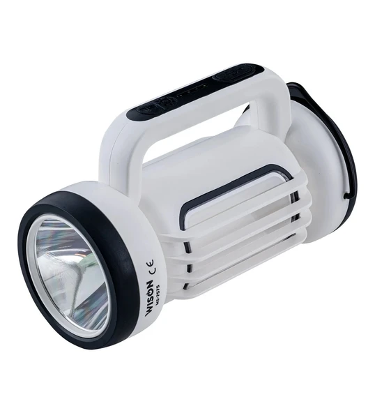 Wison Ws-7575 5w Solarlı Projektör Şarjlı Kamp Spot El Feneri ürün görseli 1