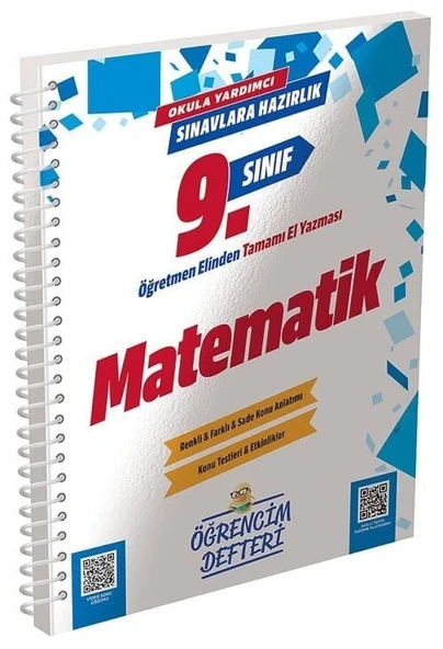 Murat 9. Sınıf Matematik Öğrencim Defteri Murat Yayınları ürün görseli 1
