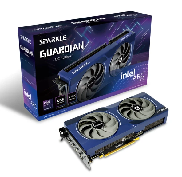 Sparkle Arc B570 Guardian OC 160 Bit GDDR6 10 GB Ekran Kartı ürün görseli 1