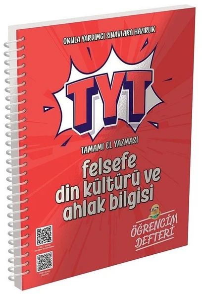 Murat YKS 2027 TYT Felsefe Din Kültürü ve Ahlak Bilgisi Öğrencim Defteri Murat Yayınları ürün görseli 1