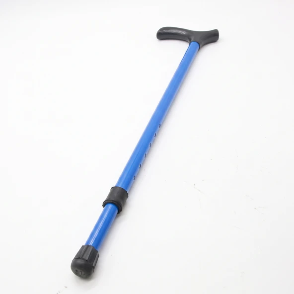 Ayarlanabilir Metal Pimli Baston - Ergonomik Saplı - Yürüyüş Desteği ürün görseli 1