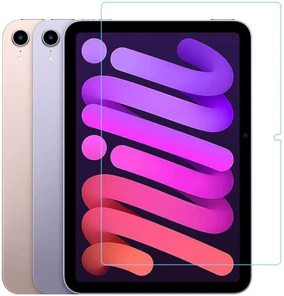 iPad 10.9 2022 (5.nesil) Uyumlu Mnc 5in1 Tablet Temperli Cam Ekran Koruyucu-Renksiz ürün görseli 1