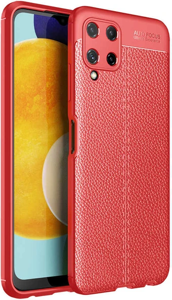 Galaxy M22 Kılıf Mnc Niss Silikon Kapak-Kırmızı ürün görseli 1