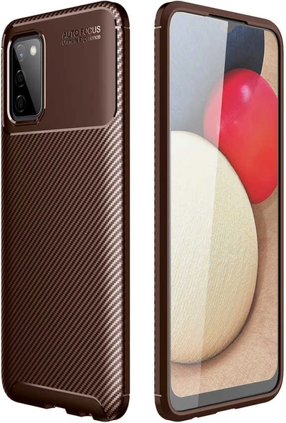 Galaxy A03S Kılıf Mnc Negro Silikon Kapak-Kahverengi ürün görseli 1
