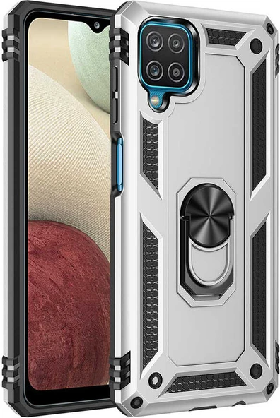Galaxy M32 Kılıf Mnc Vega Kapak-Gri ürün görseli 1