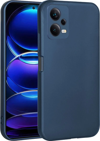 Xiaomi Redmi Note 12 5g Kılıf Mnc Premier Silikon Kapak-Lacivert ürün görseli 1