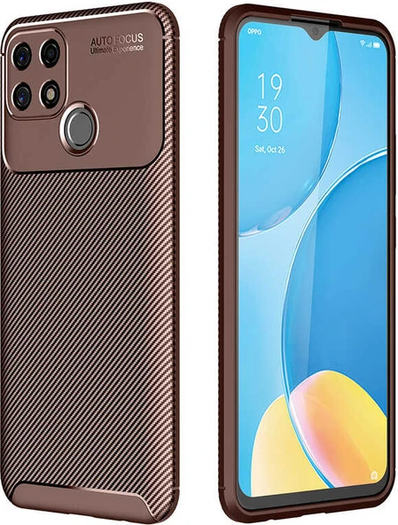 Oppo A15S Kılıf Mnc Negro Silikon Kapak-Kahverengi ürün görseli 1